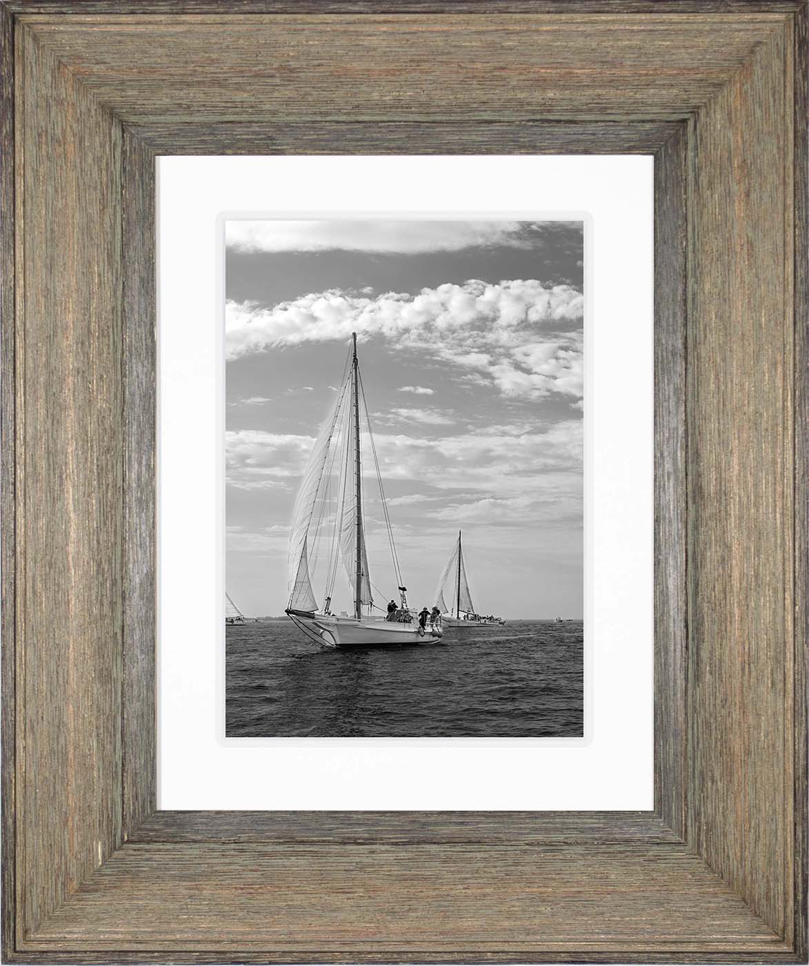 2023 Deal Island Skipjack Races - The Rebecca T Ruark Leading the Kathryn -- Digital Print
