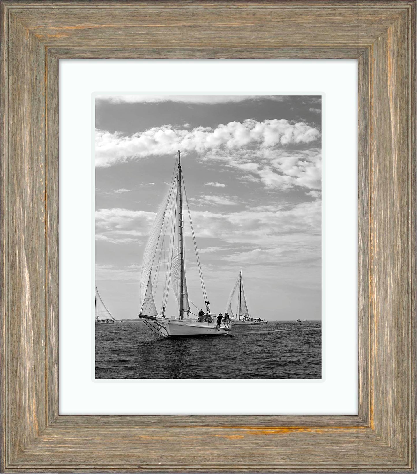 2023 Deal Island Skipjack Races - The Rebecca T Ruark Leading the Kathryn -- Digital Print