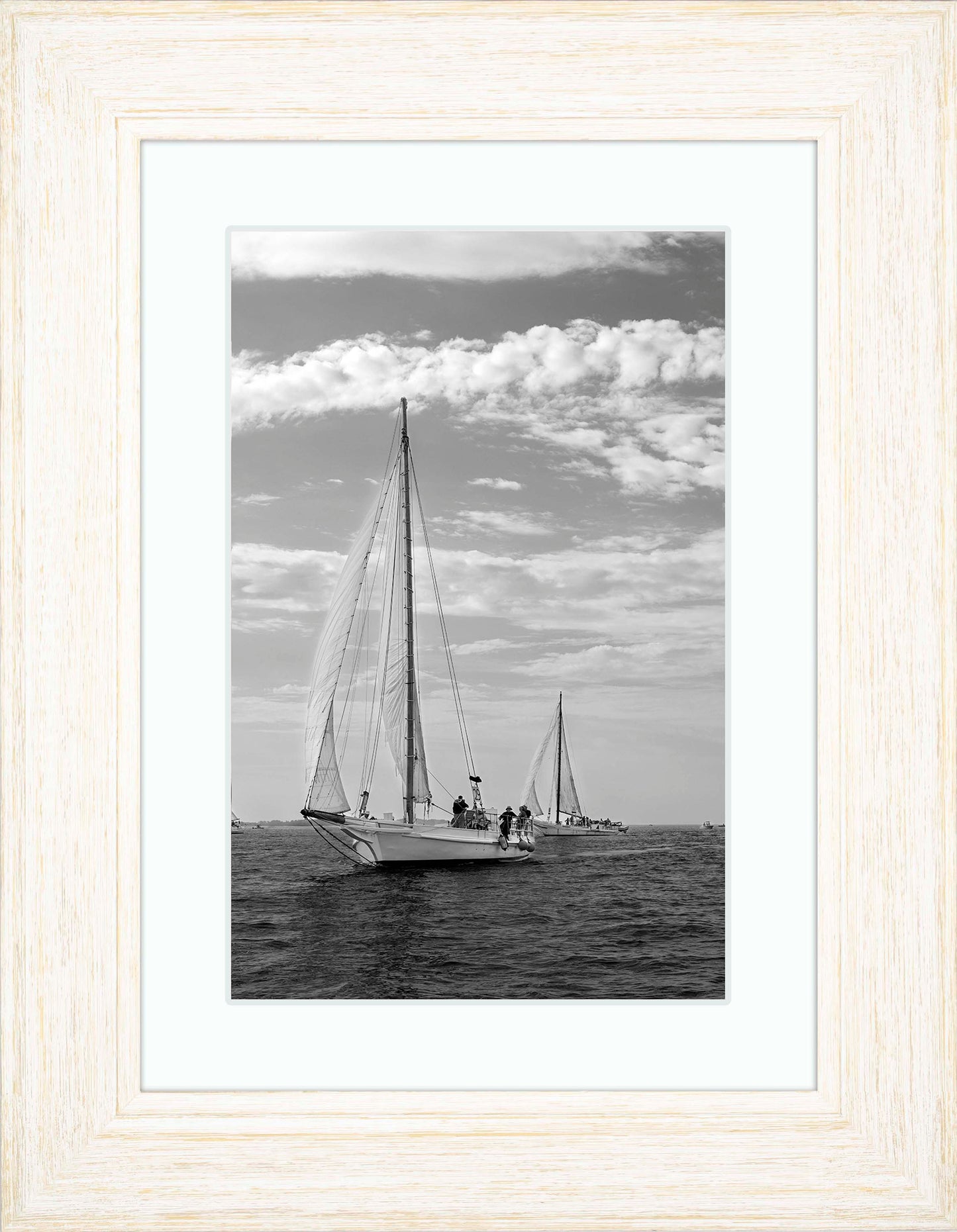 2023 Deal Island Skipjack Races - The Rebecca T Ruark Leading the Kathryn -- Digital Print
