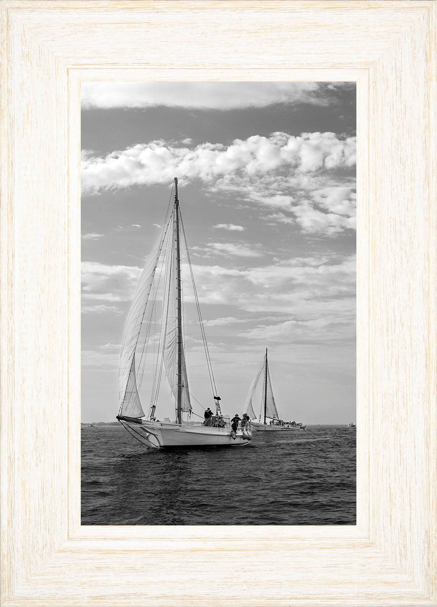 2023 Deal Island Skipjack Races - The Rebecca T Ruark Leading the Kathryn -- Digital Print