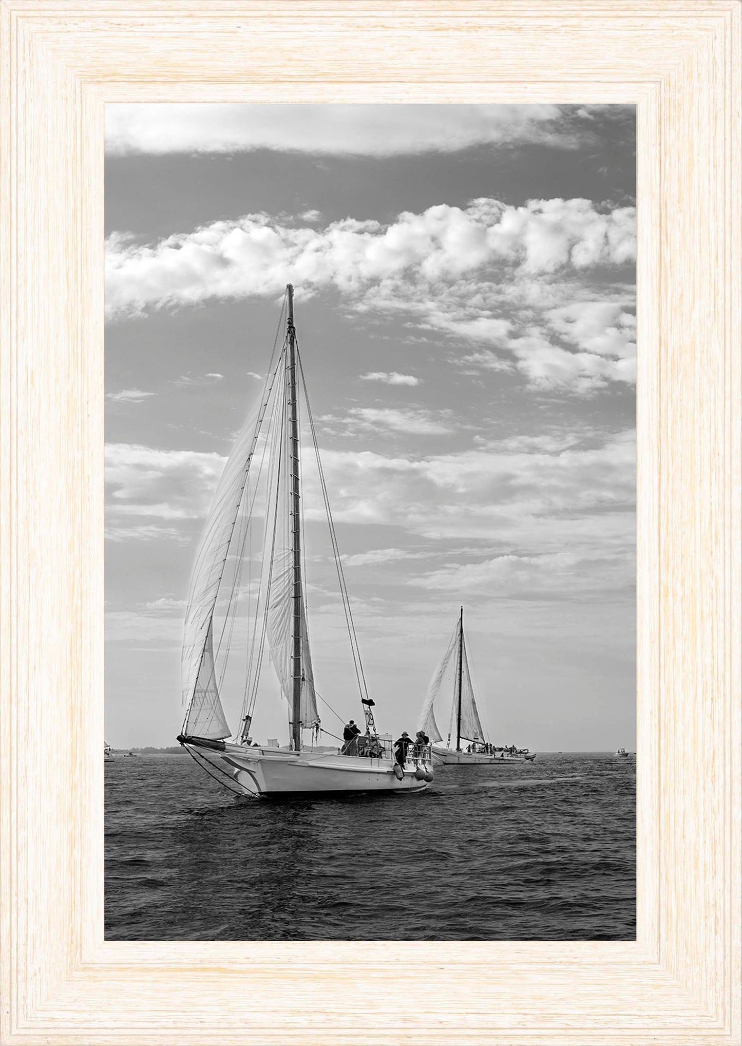 2023 Deal Island Skipjack Races - The Rebecca T Ruark Leading the Kathryn -- Digital Print