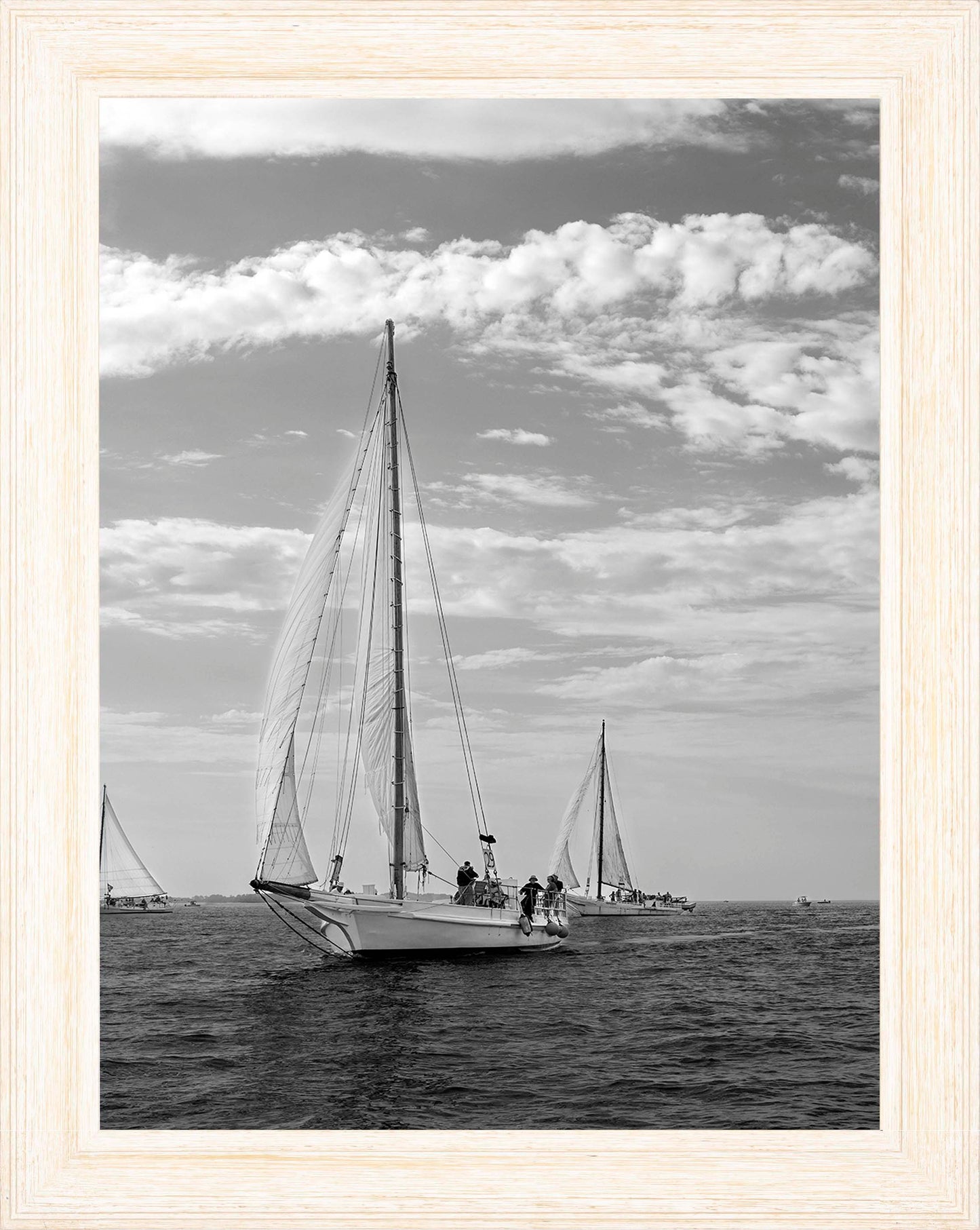 2023 Deal Island Skipjack Races - The Rebecca T Ruark Leading the Kathryn -- Digital Print