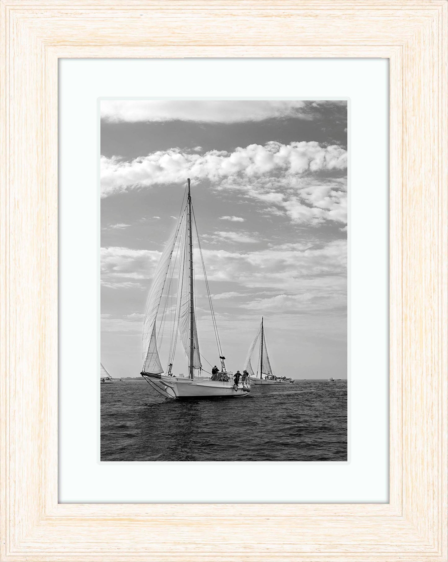 2023 Deal Island Skipjack Races - The Rebecca T Ruark Leading the Kathryn -- Digital Print