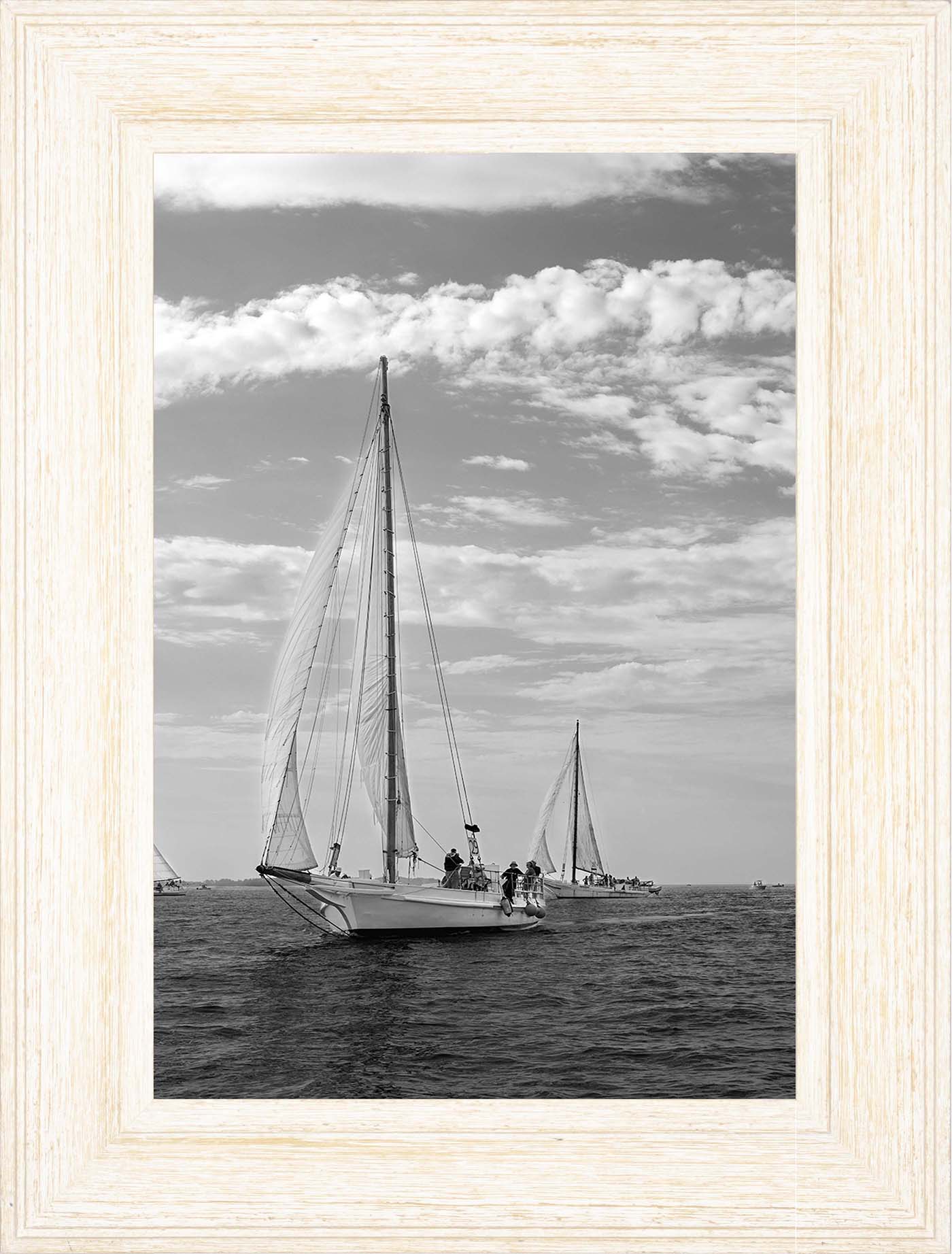 2023 Deal Island Skipjack Races - The Rebecca T Ruark Leading the Kathryn -- Digital Print