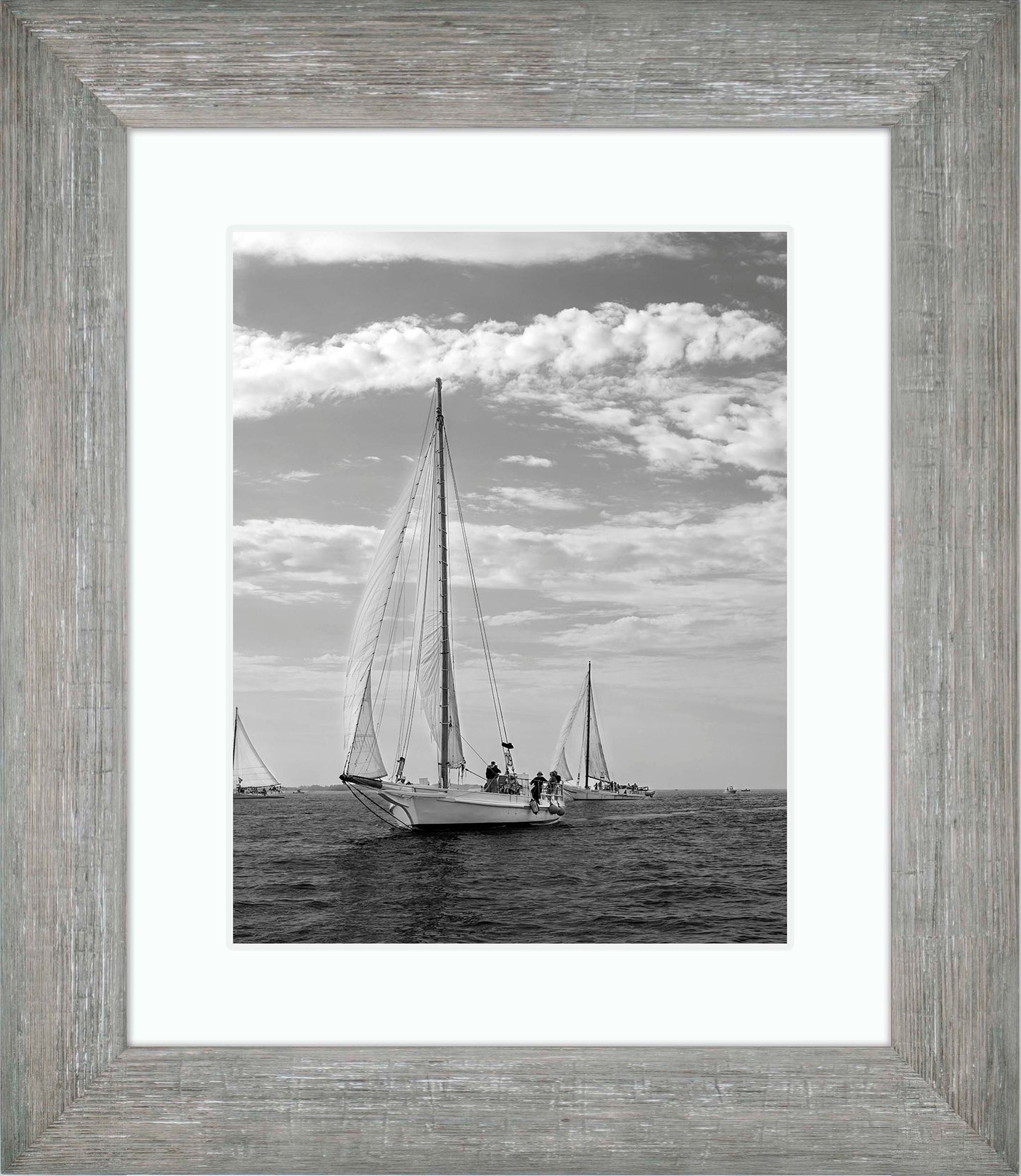 2023 Deal Island Skipjack Races - The Rebecca T Ruark Leading the Kathryn -- Digital Print