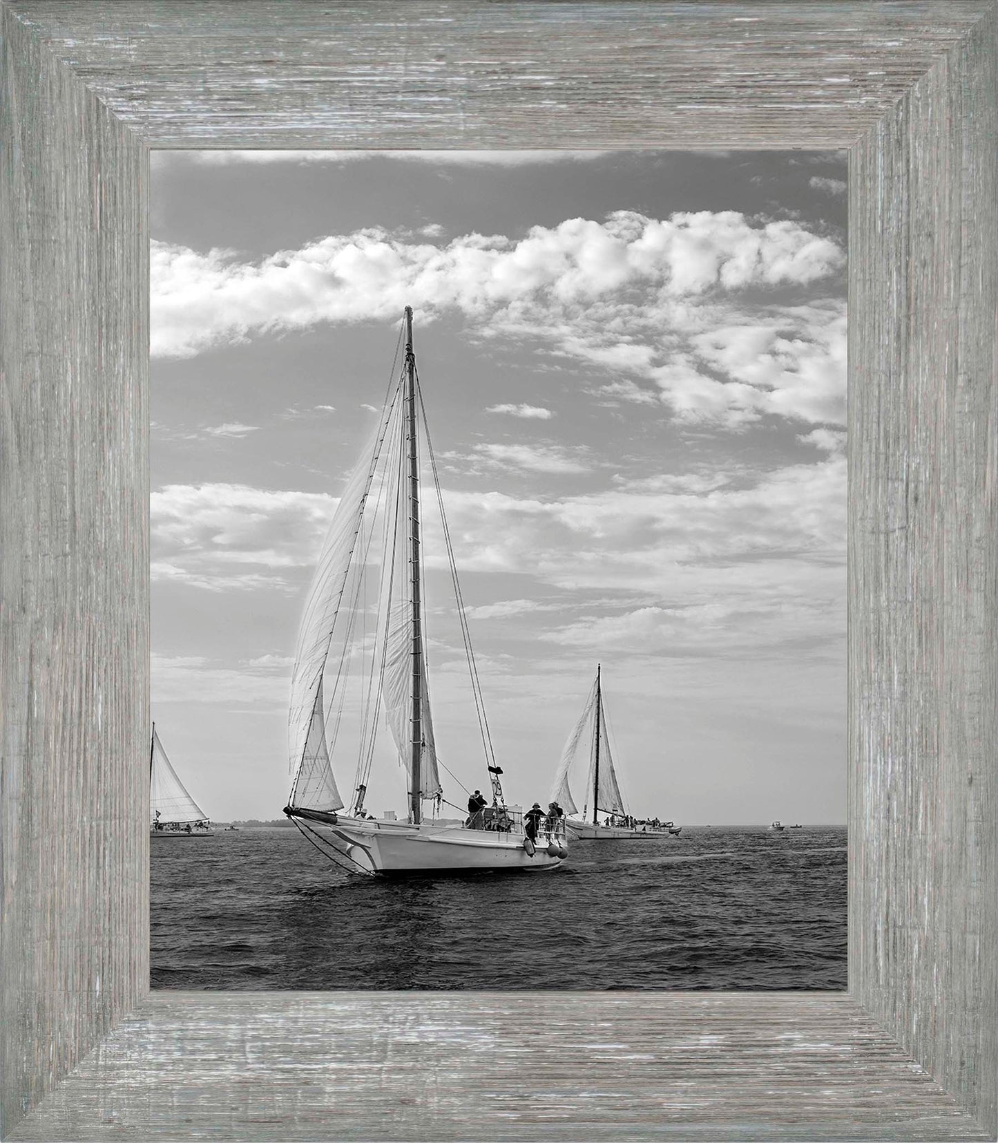2023 Deal Island Skipjack Races - The Rebecca T Ruark Leading the Kathryn -- Digital Print