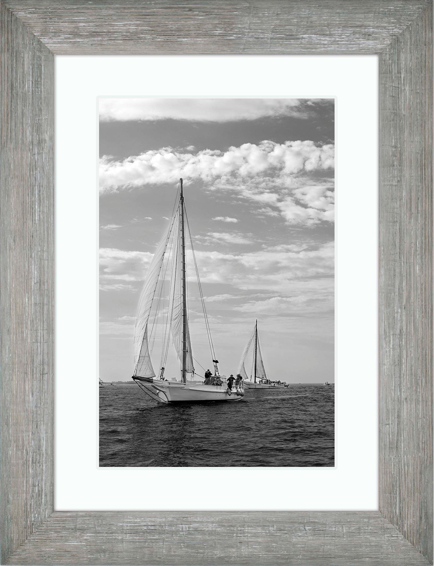 2023 Deal Island Skipjack Races - The Rebecca T Ruark Leading the Kathryn -- Digital Print