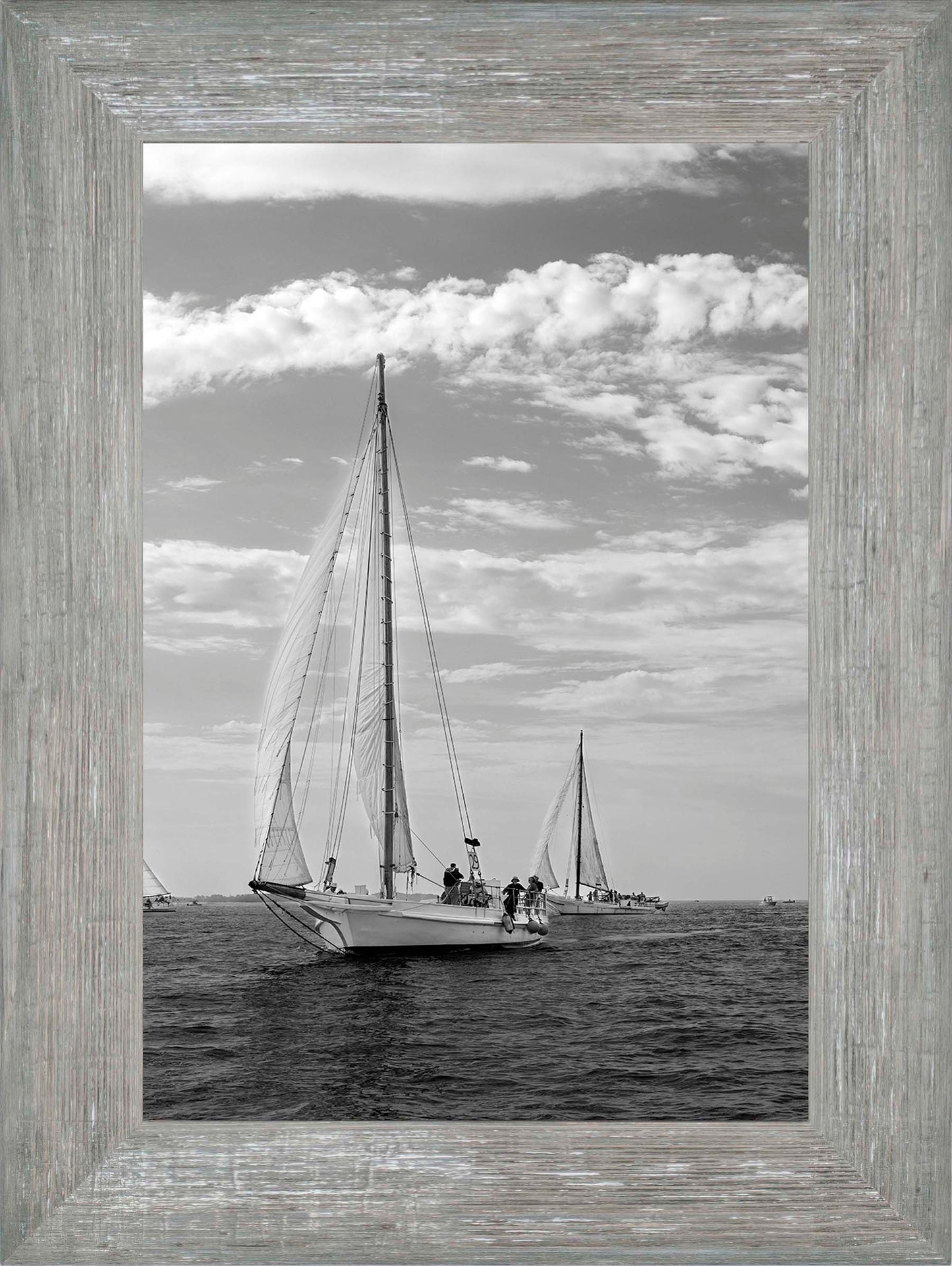 2023 Deal Island Skipjack Races - The Rebecca T Ruark Leading the Kathryn -- Digital Print
