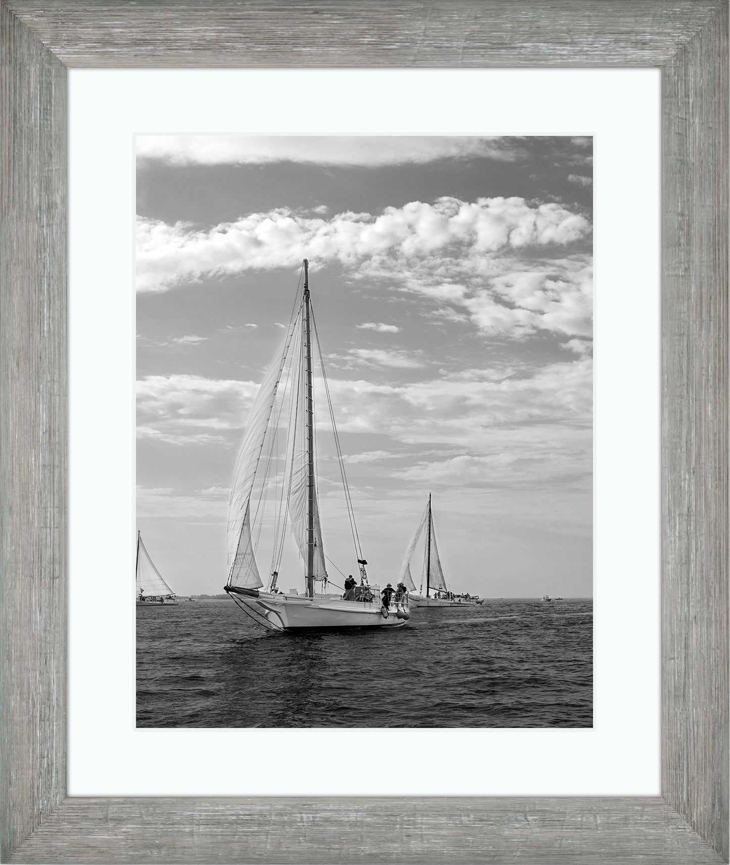2023 Deal Island Skipjack Races - The Rebecca T Ruark Leading the Kathryn -- Digital Print