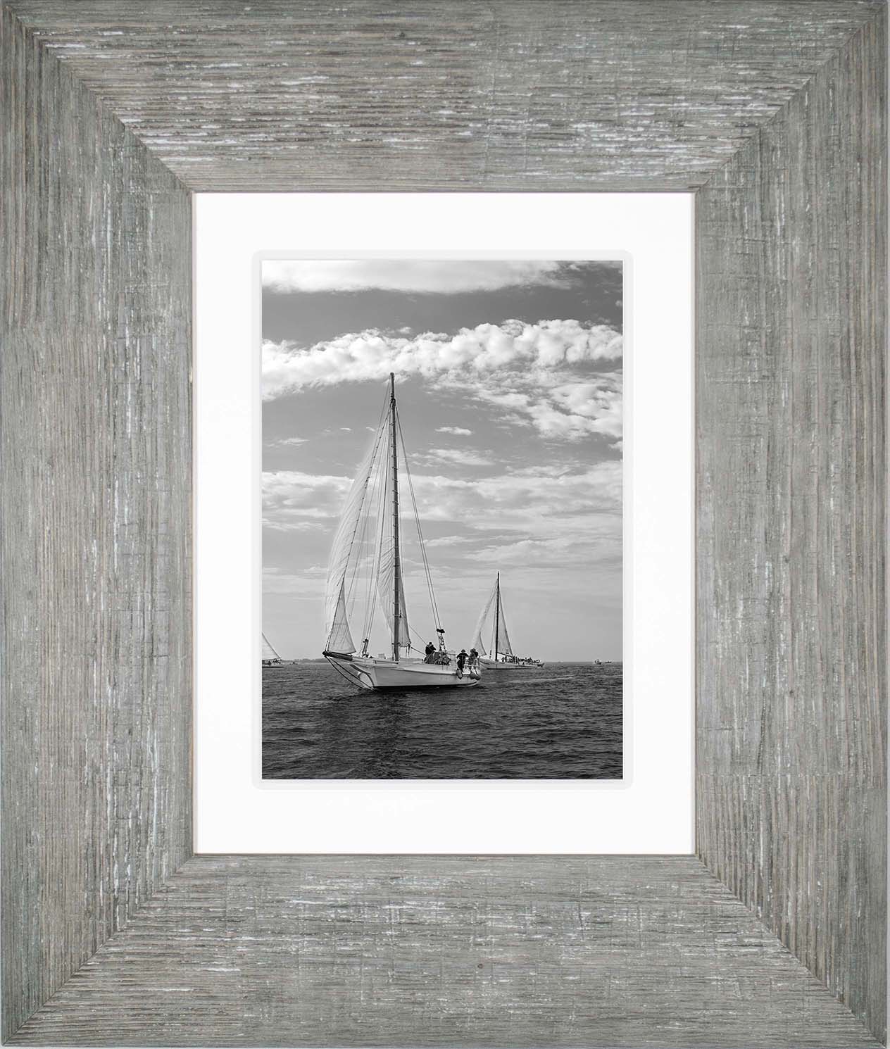 2023 Deal Island Skipjack Races - The Rebecca T Ruark Leading the Kathryn -- Digital Print