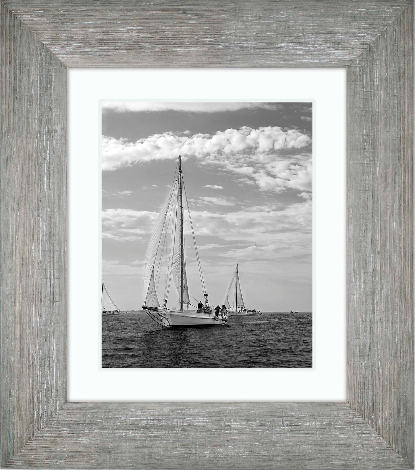 2023 Deal Island Skipjack Races - The Rebecca T Ruark Leading the Kathryn -- Digital Print