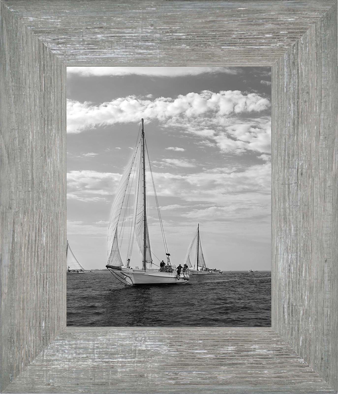 2023 Deal Island Skipjack Races - The Rebecca T Ruark Leading the Kathryn -- Digital Print