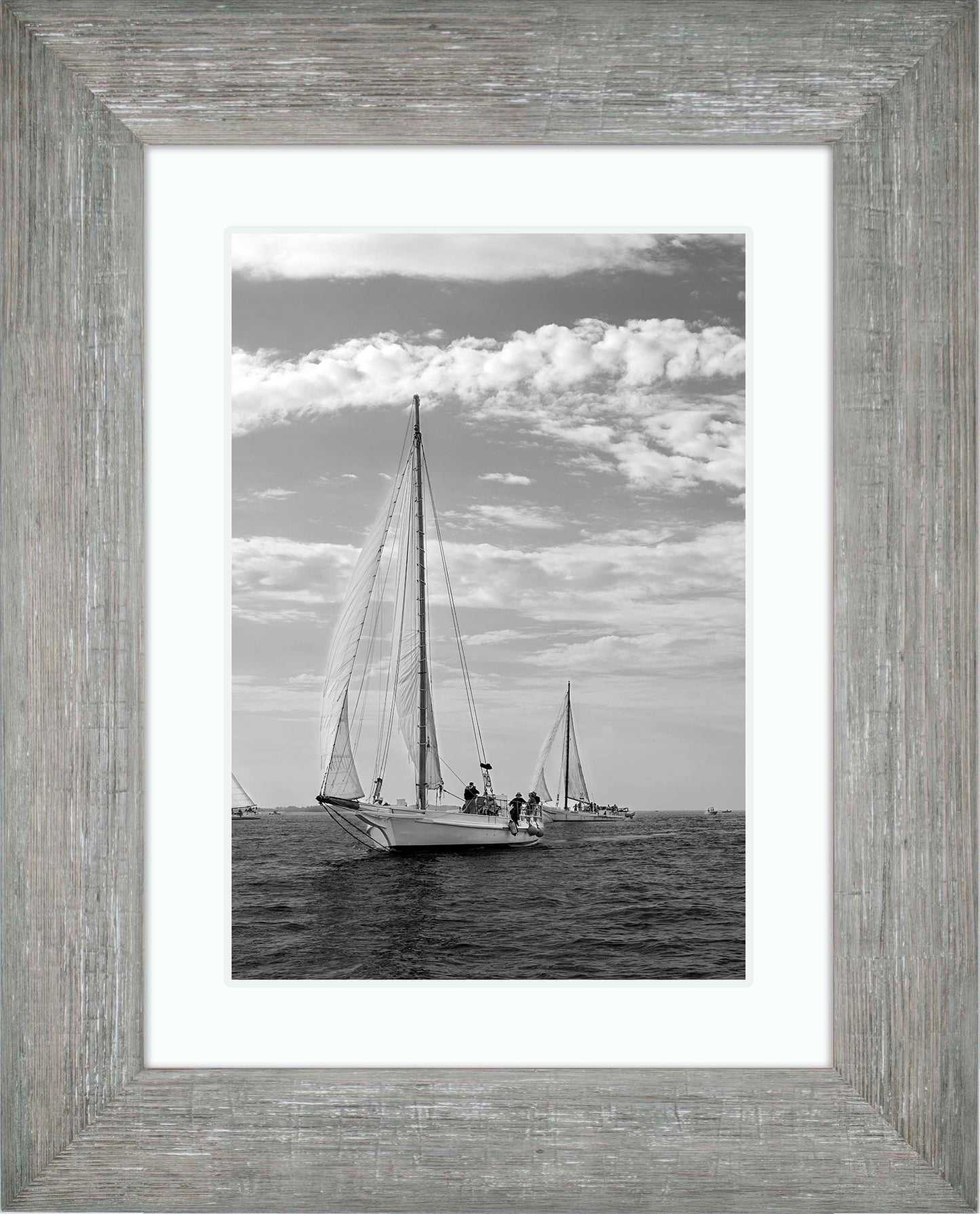 2023 Deal Island Skipjack Races - The Rebecca T Ruark Leading the Kathryn -- Digital Print