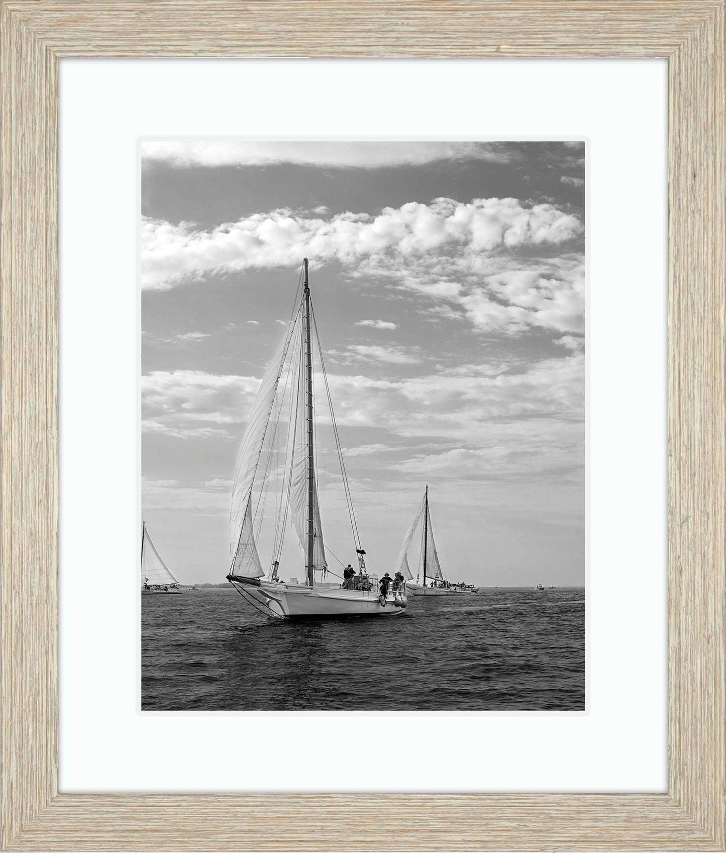2023 Deal Island Skipjack Races - The Rebecca T Ruark Leading the Kathryn -- Digital Print