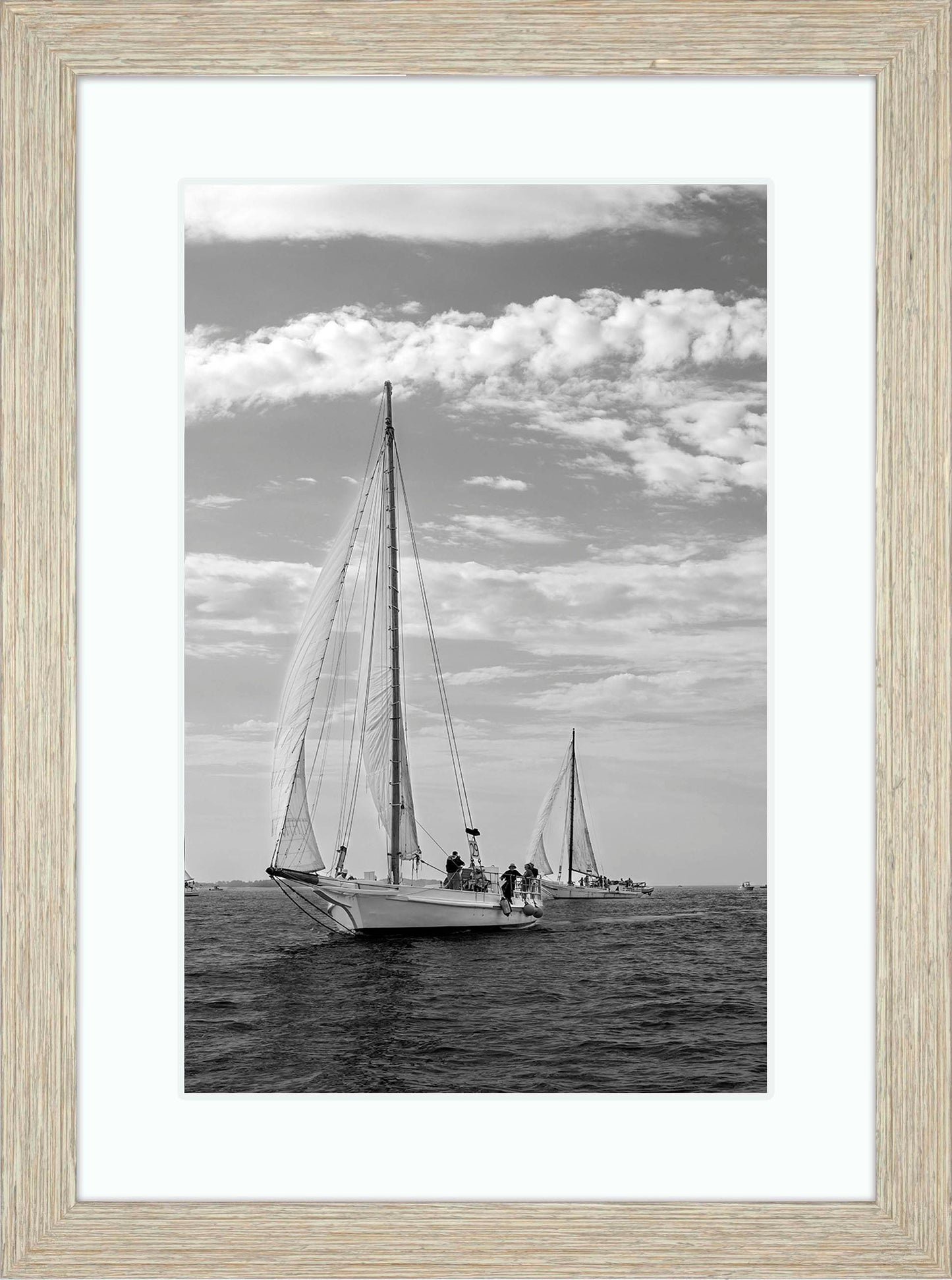 2023 Deal Island Skipjack Races - The Rebecca T Ruark Leading the Kathryn -- Digital Print