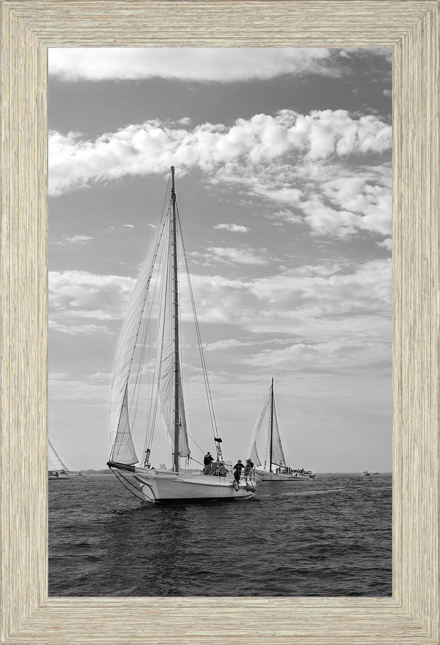 2023 Deal Island Skipjack Races - The Rebecca T Ruark Leading the Kathryn -- Digital Print