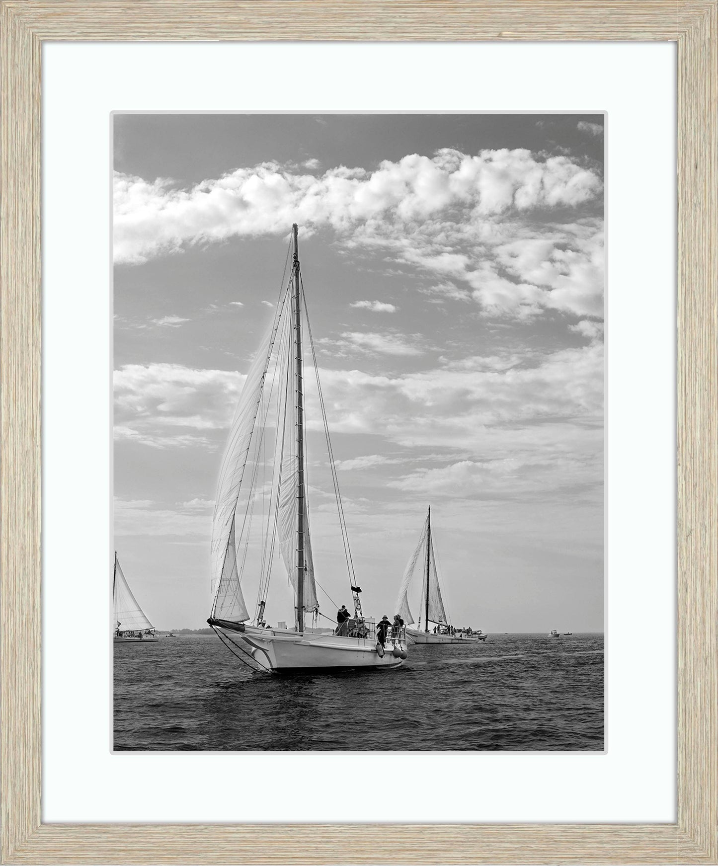 2023 Deal Island Skipjack Races - The Rebecca T Ruark Leading the Kathryn -- Digital Print