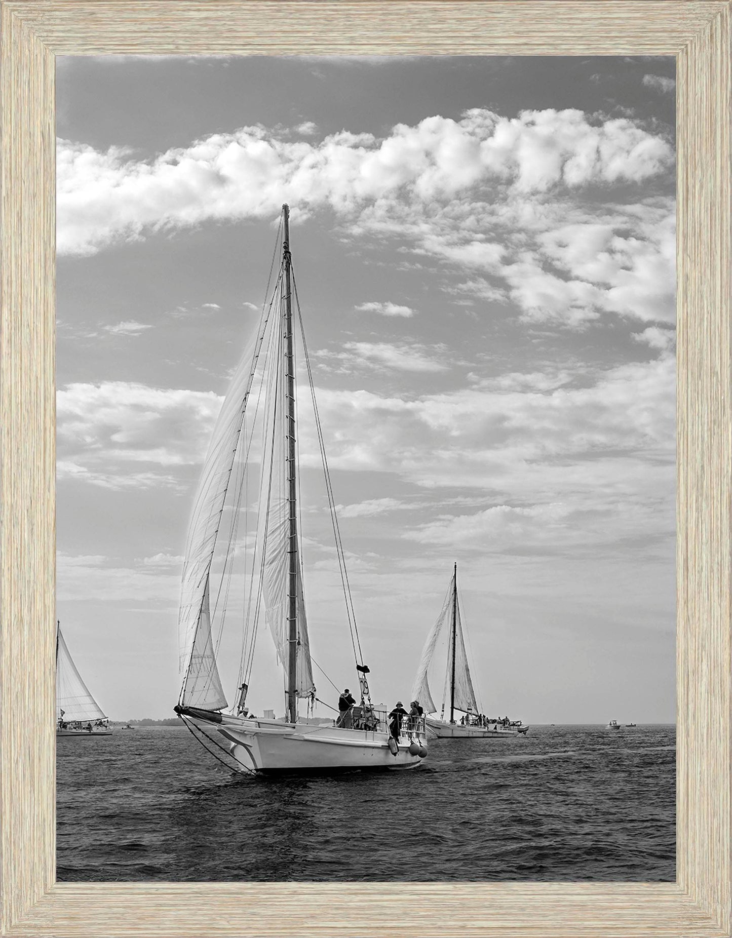 2023 Deal Island Skipjack Races - The Rebecca T Ruark Leading the Kathryn -- Digital Print