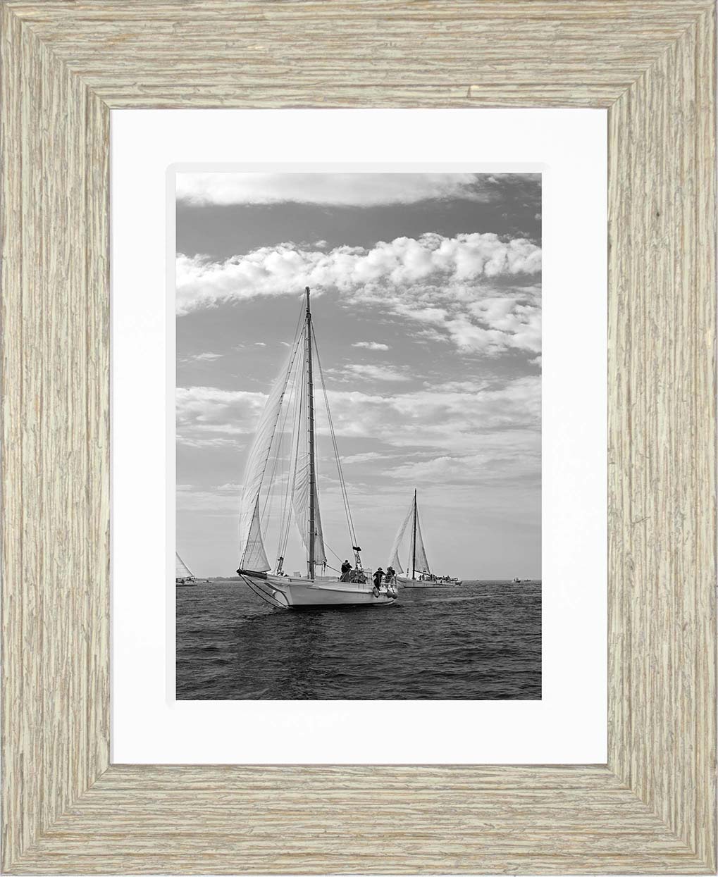 2023 Deal Island Skipjack Races - The Rebecca T Ruark Leading the Kathryn -- Digital Print