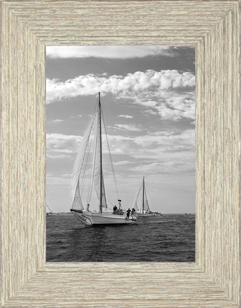 2023 Deal Island Skipjack Races - The Rebecca T Ruark Leading the Kathryn -- Digital Print