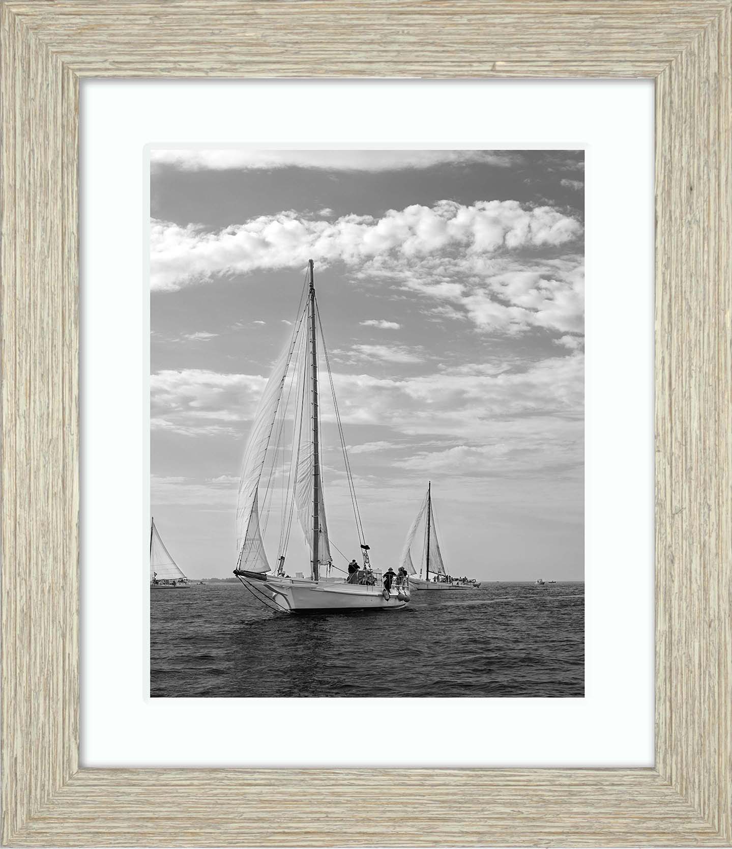 2023 Deal Island Skipjack Races - The Rebecca T Ruark Leading the Kathryn -- Digital Print