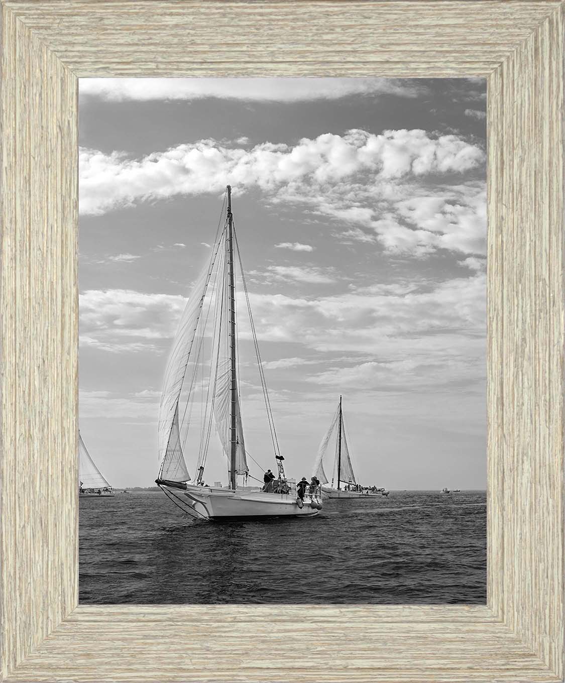 2023 Deal Island Skipjack Races - The Rebecca T Ruark Leading the Kathryn -- Digital Print