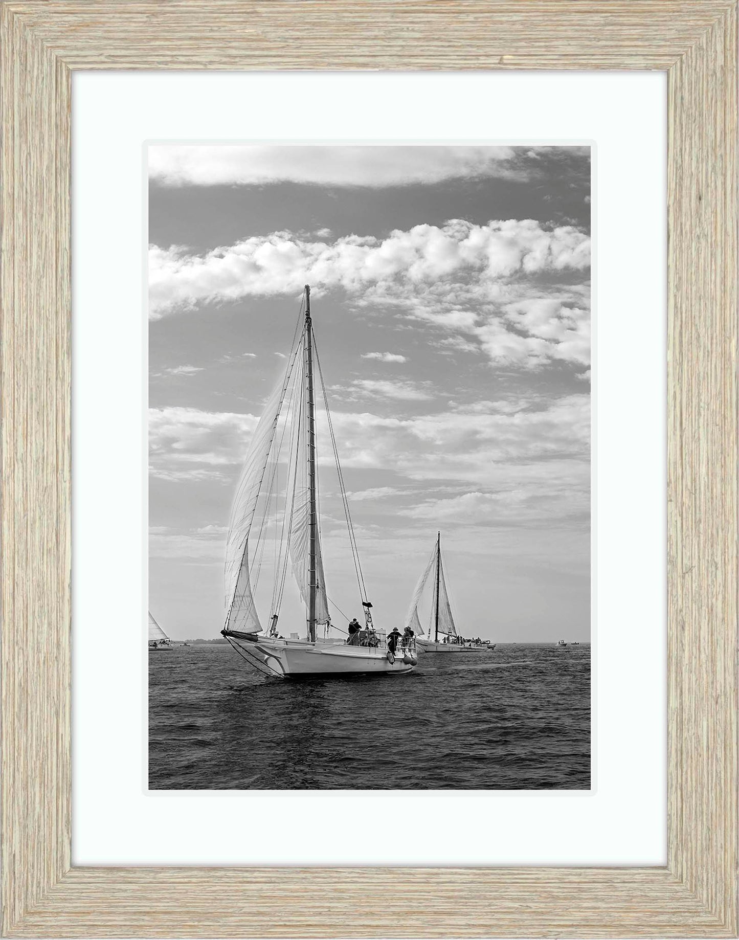 2023 Deal Island Skipjack Races - The Rebecca T Ruark Leading the Kathryn -- Digital Print