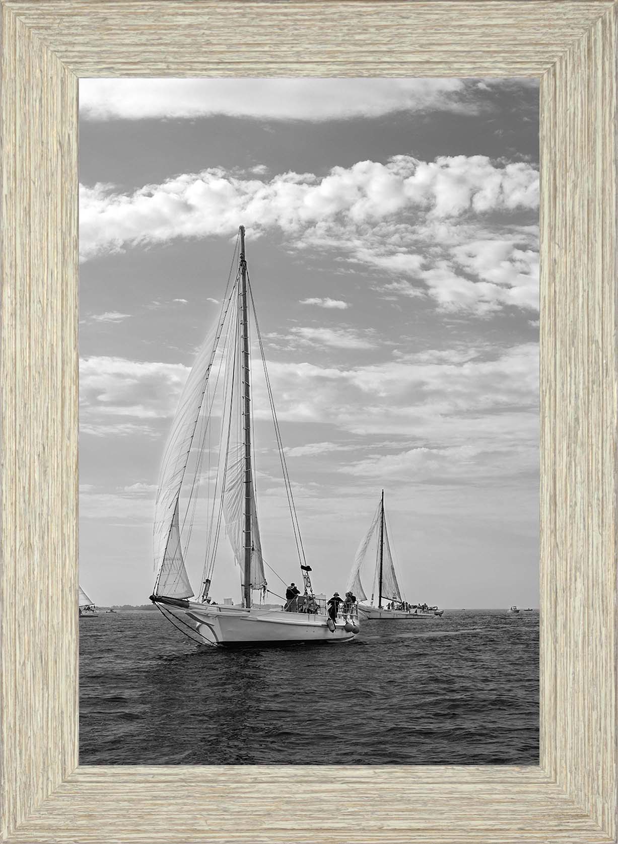 2023 Deal Island Skipjack Races - The Rebecca T Ruark Leading the Kathryn -- Digital Print