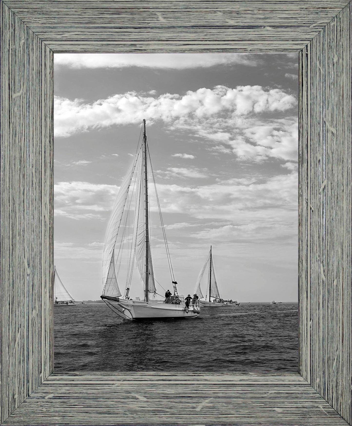 2023 Deal Island Skipjack Races - The Rebecca T Ruark Leading the Kathryn -- Digital Print