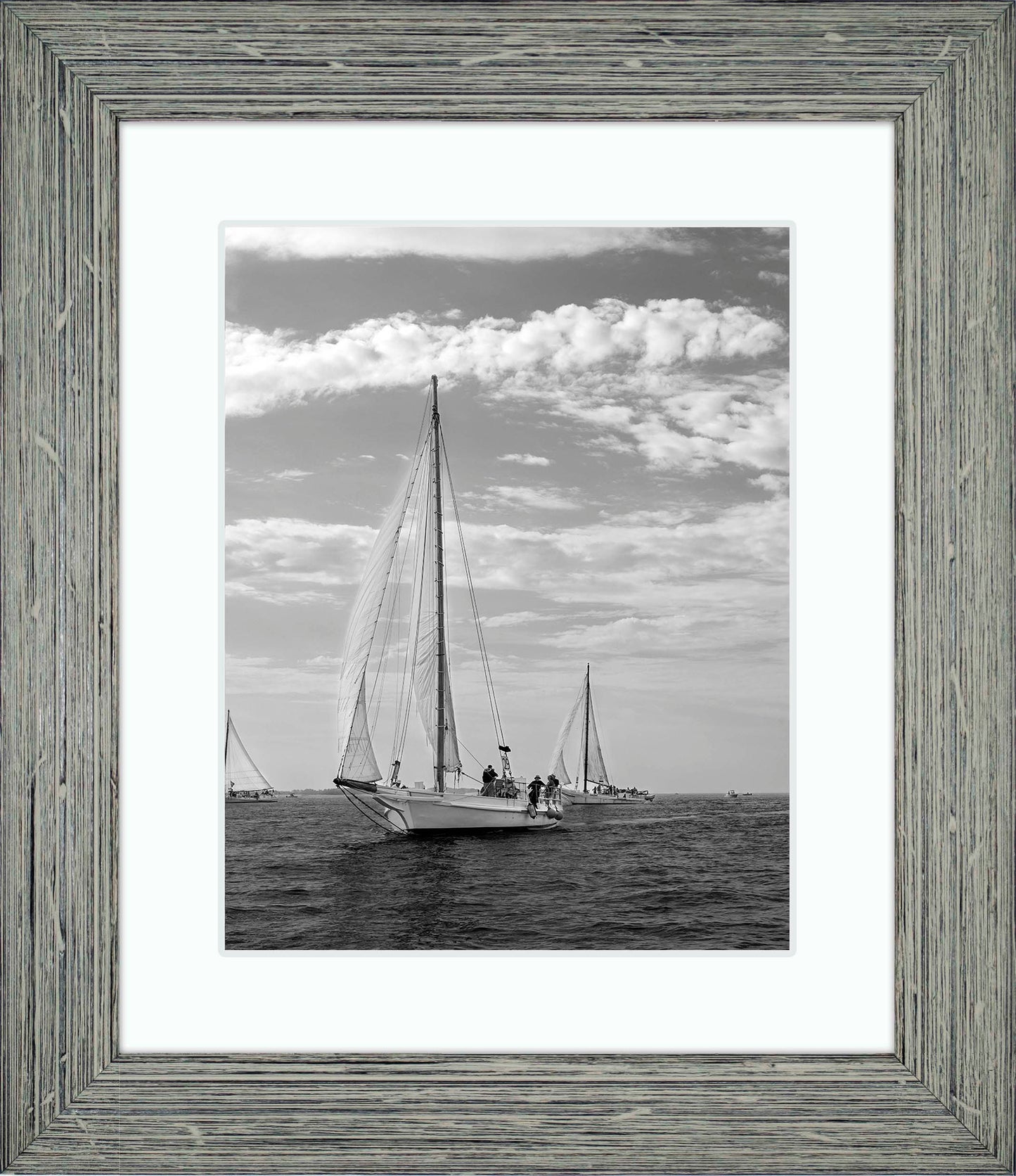 2023 Deal Island Skipjack Races - The Rebecca T Ruark Leading the Kathryn -- Digital Print