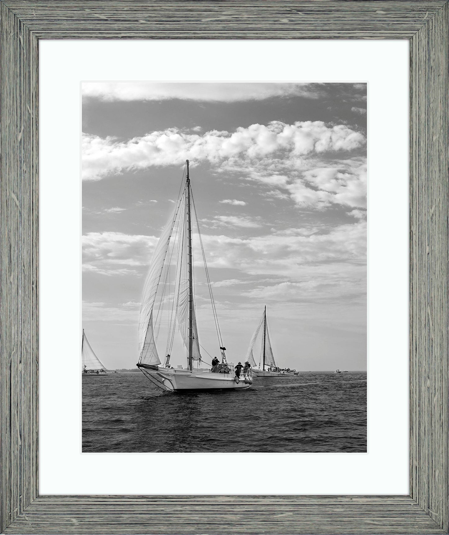 2023 Deal Island Skipjack Races - The Rebecca T Ruark Leading the Kathryn -- Digital Print