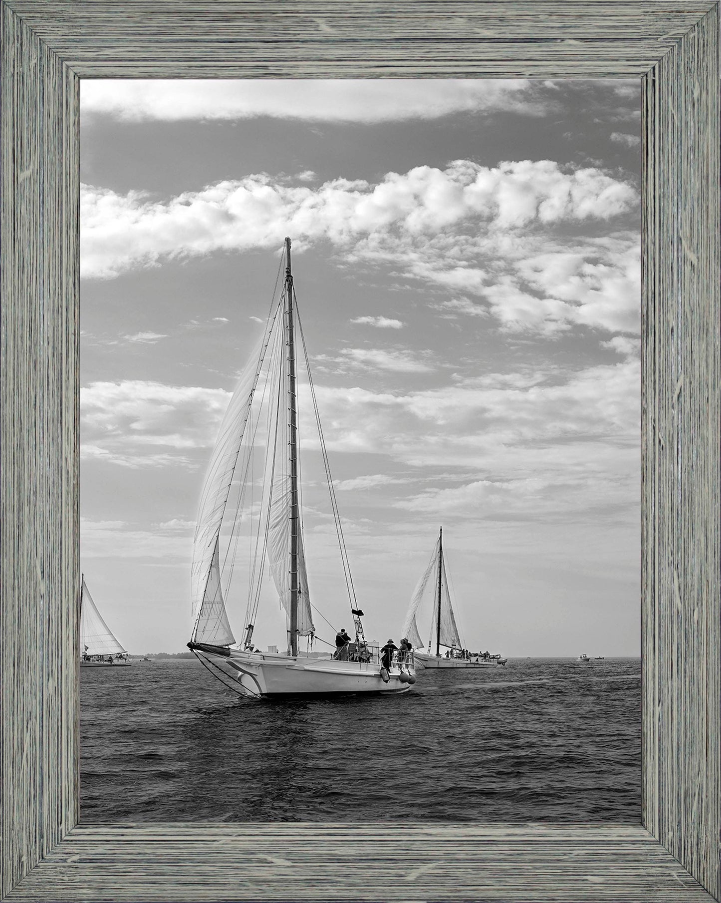 2023 Deal Island Skipjack Races - The Rebecca T Ruark Leading the Kathryn -- Digital Print
