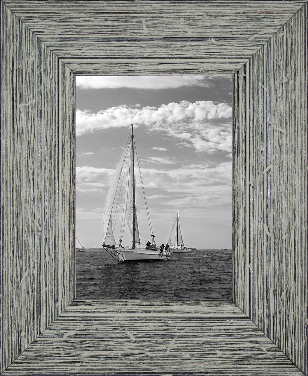 2023 Deal Island Skipjack Races - The Rebecca T Ruark Leading the Kathryn -- Digital Print