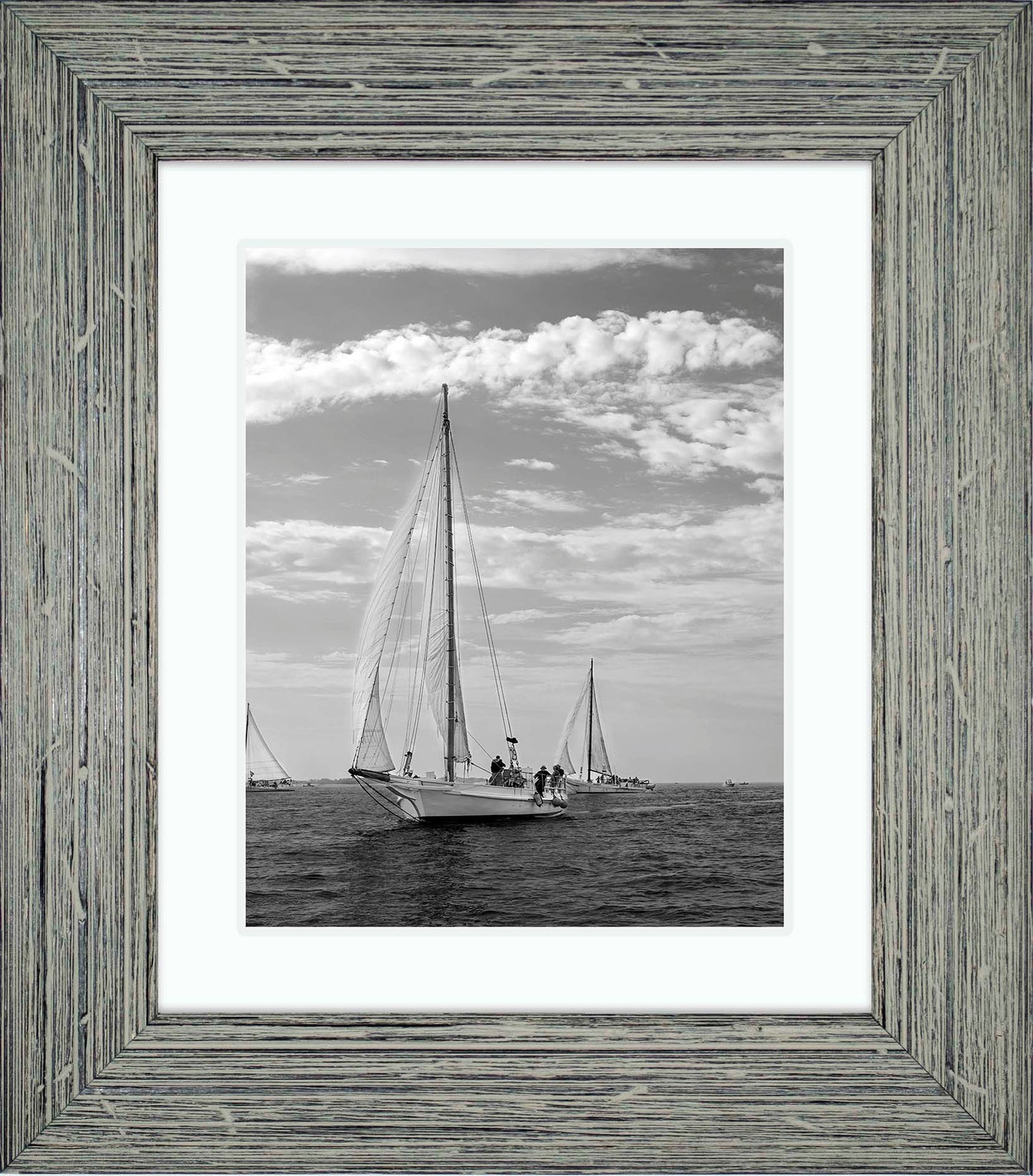 2023 Deal Island Skipjack Races - The Rebecca T Ruark Leading the Kathryn -- Digital Print