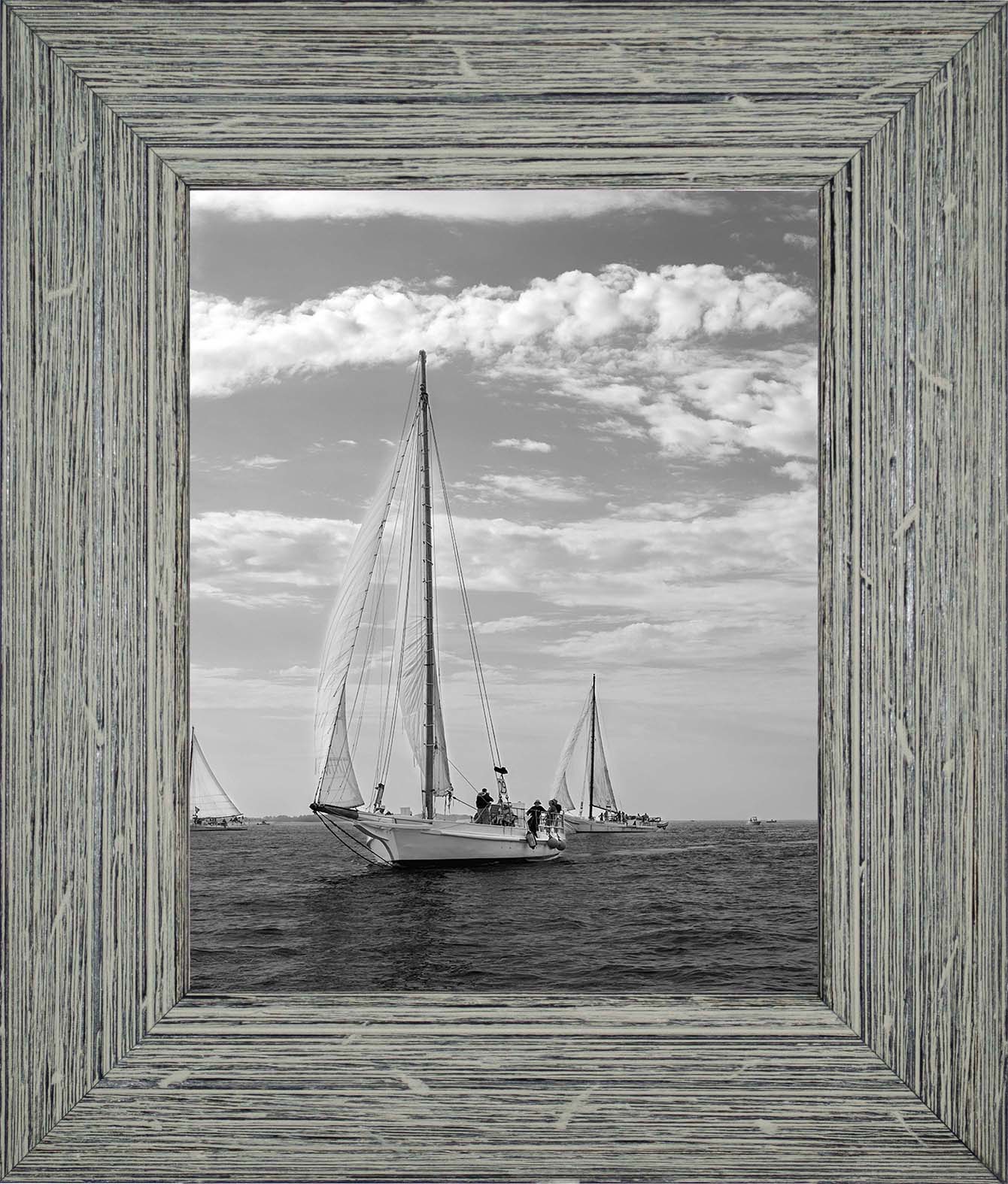 2023 Deal Island Skipjack Races - The Rebecca T Ruark Leading the Kathryn -- Digital Print