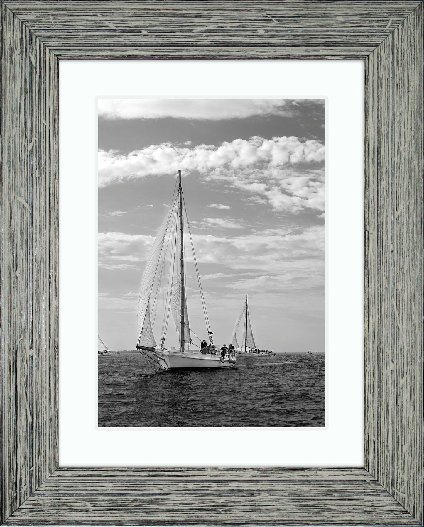 2023 Deal Island Skipjack Races - The Rebecca T Ruark Leading the Kathryn -- Digital Print