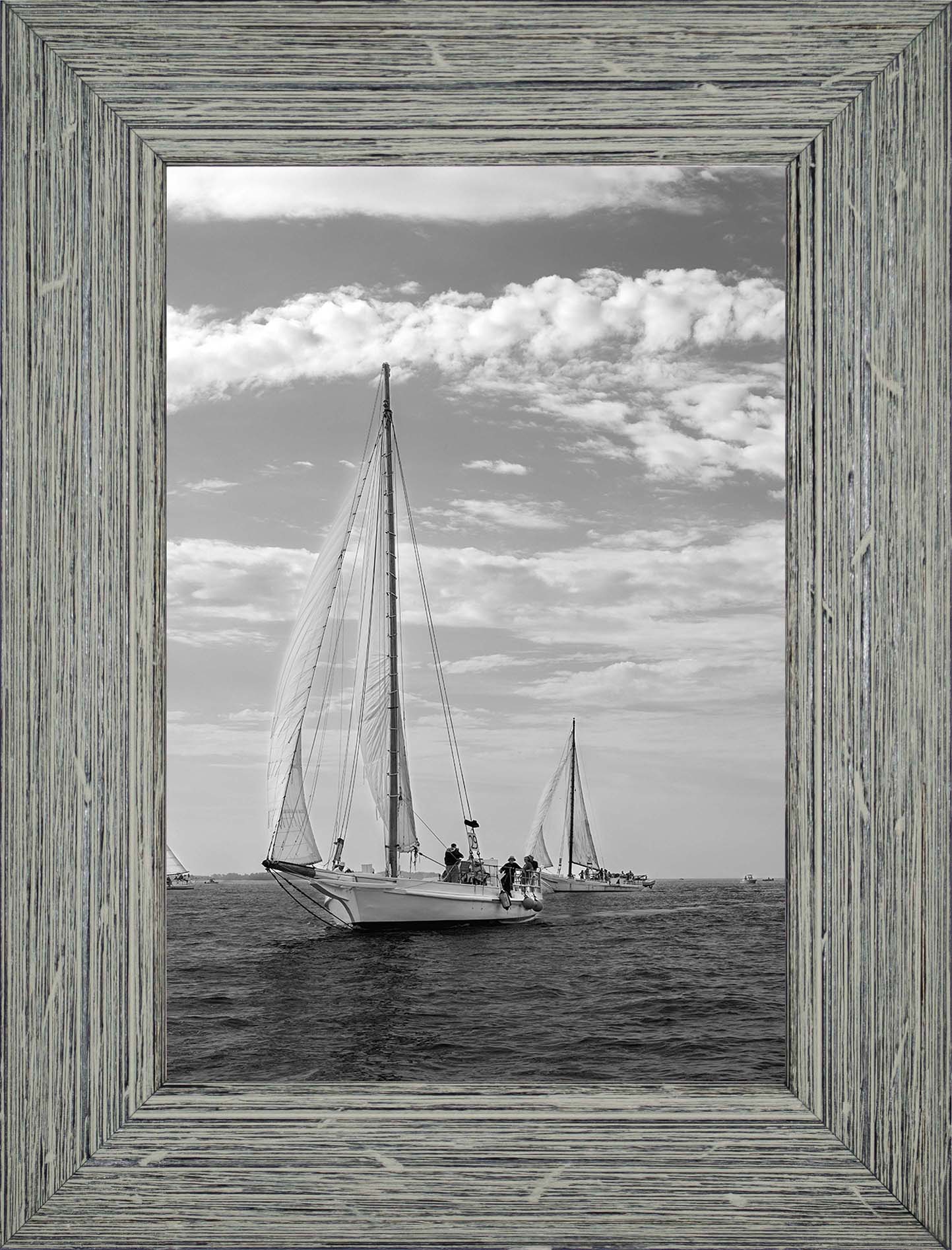 2023 Deal Island Skipjack Races - The Rebecca T Ruark Leading the Kathryn -- Digital Print