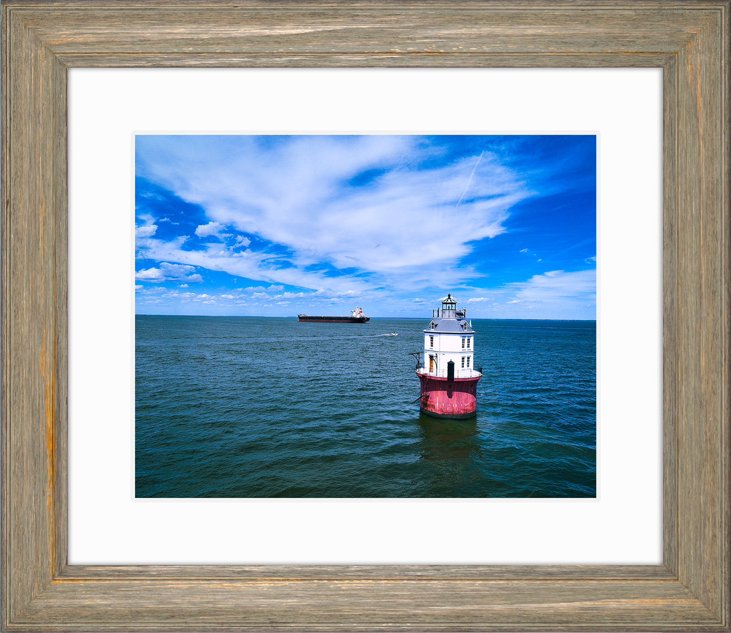 Baltimore Harbor Light -- Digital Print