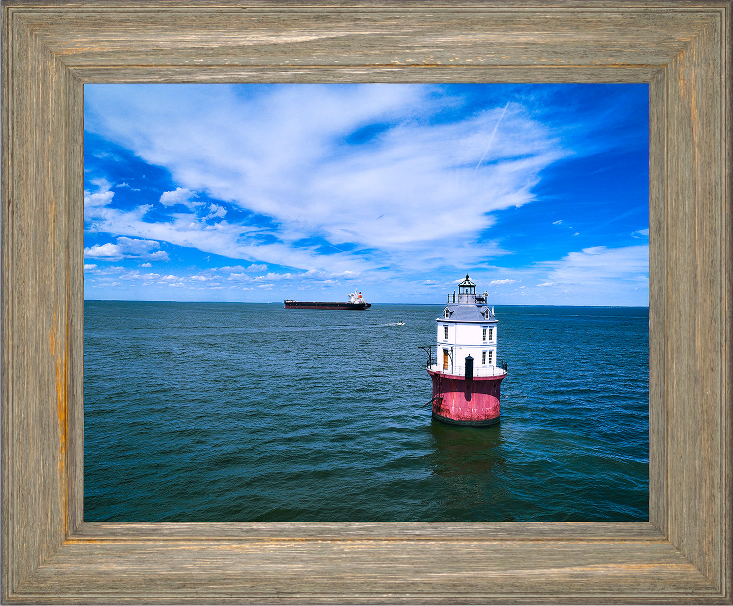 Baltimore Harbor Light -- Digital Print