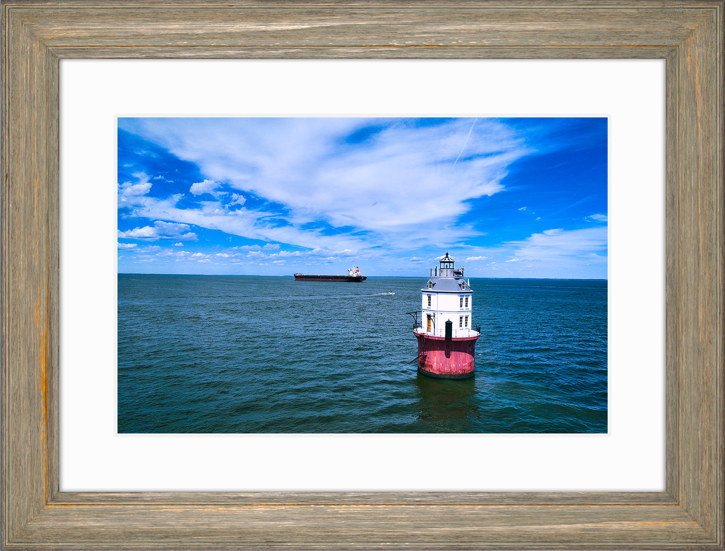 Baltimore Harbor Light -- Digital Print