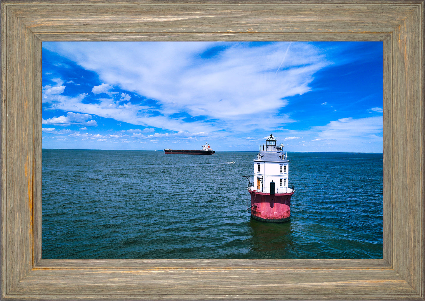 Baltimore Harbor Light -- Digital Print