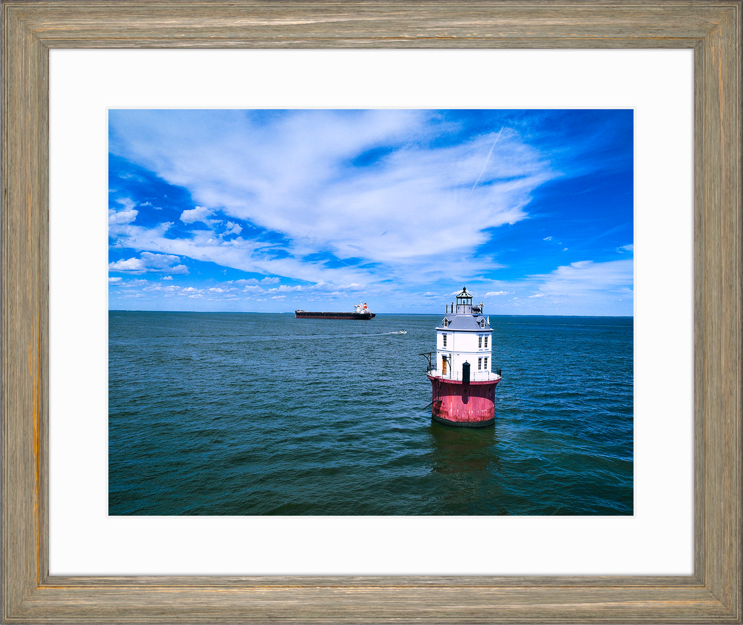 Baltimore Harbor Light -- Digital Print