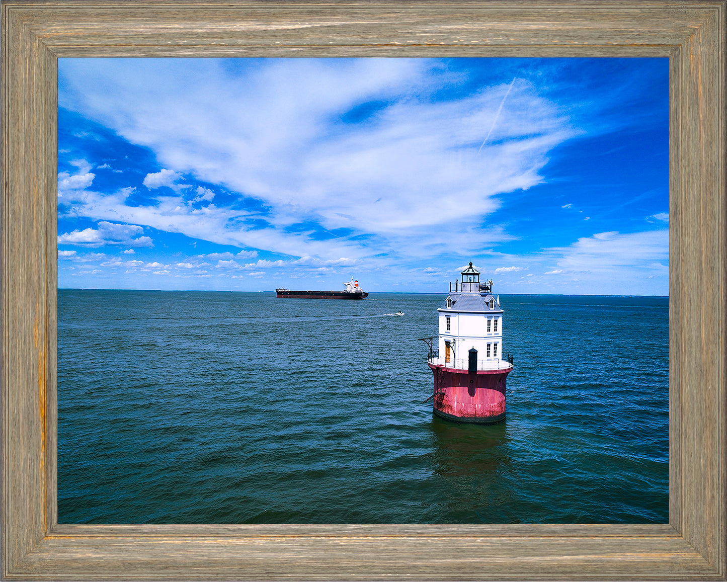 Baltimore Harbor Light -- Digital Print