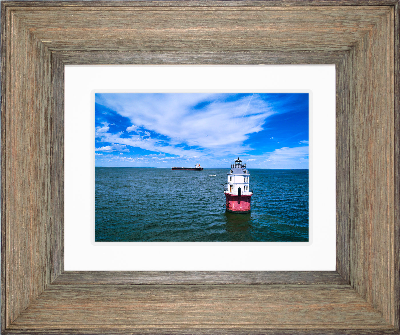 Baltimore Harbor Light -- Digital Print