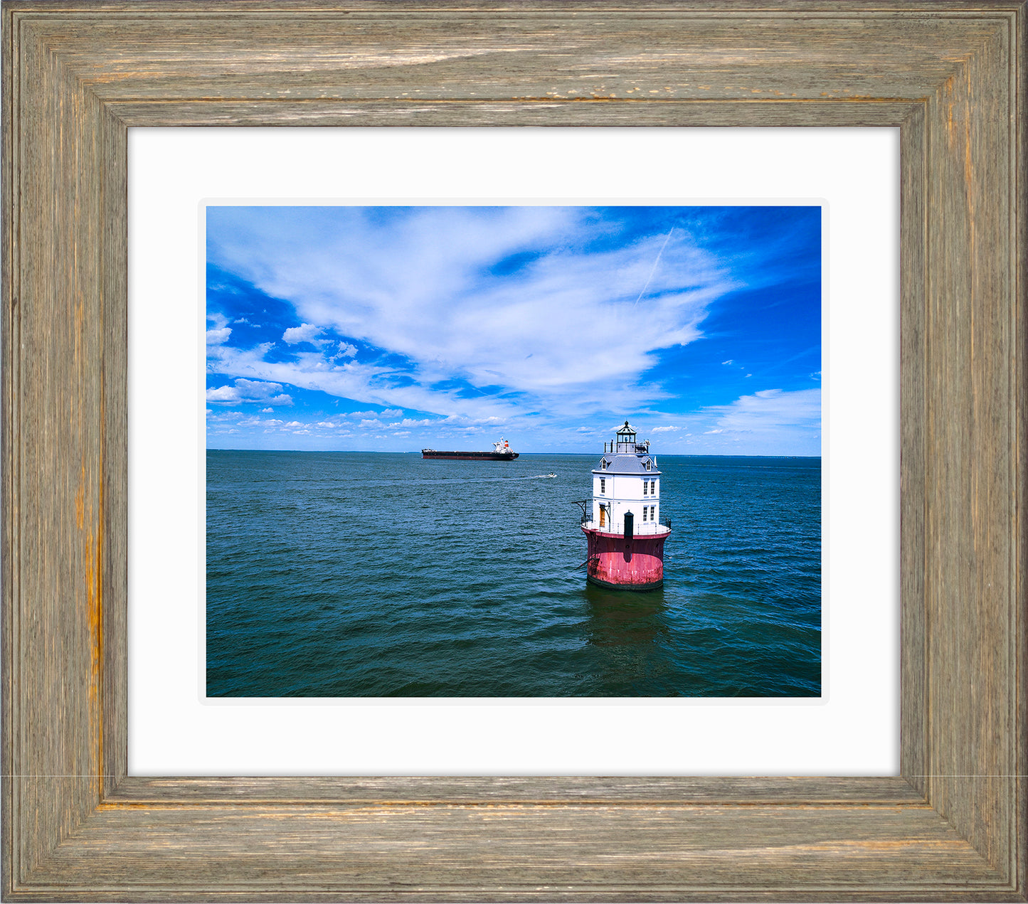 Baltimore Harbor Light -- Digital Print