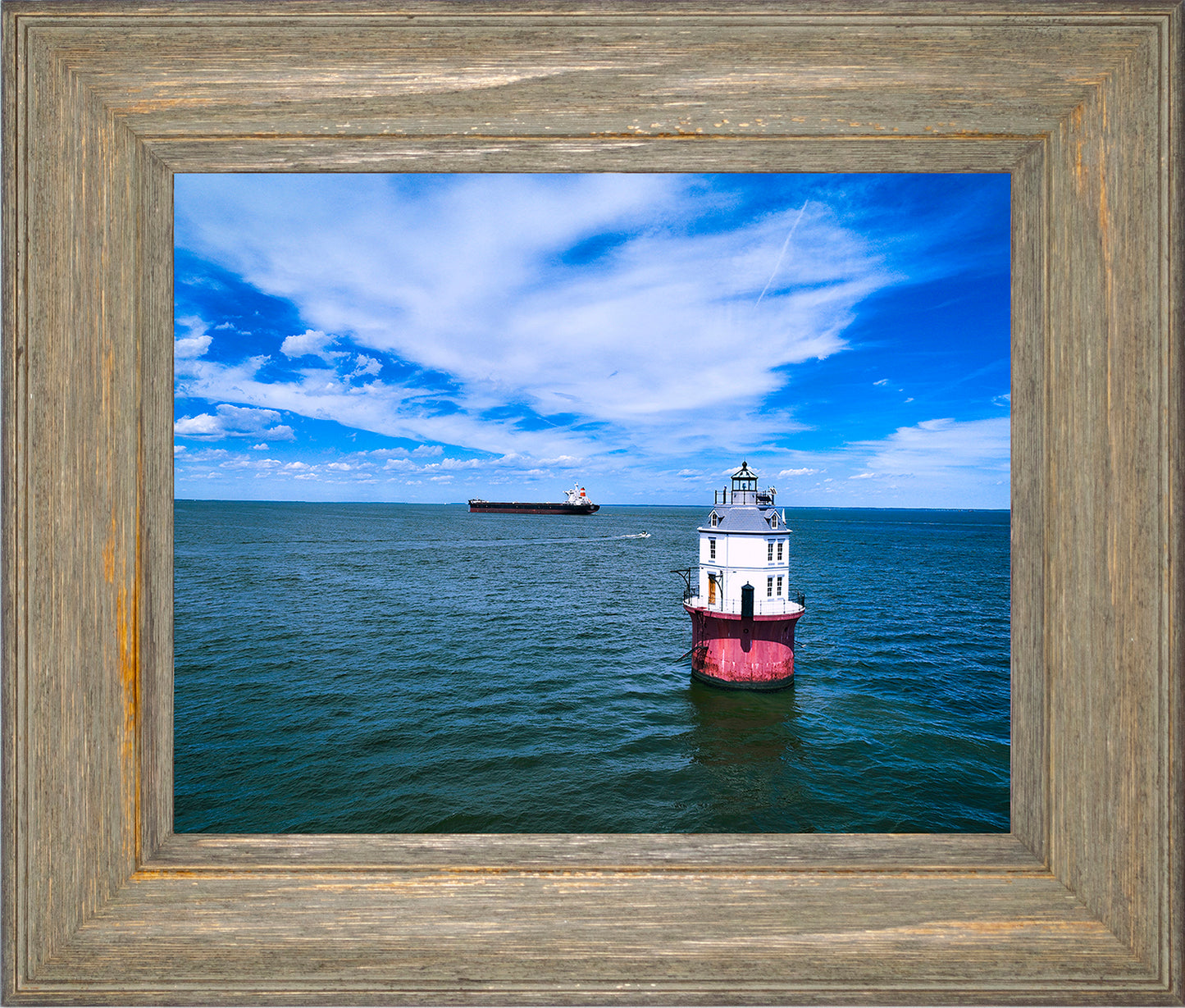 Baltimore Harbor Light -- Digital Print