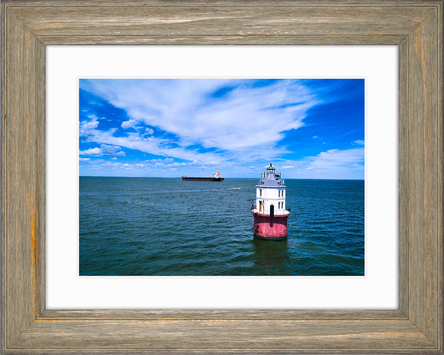 Baltimore Harbor Light -- Digital Print