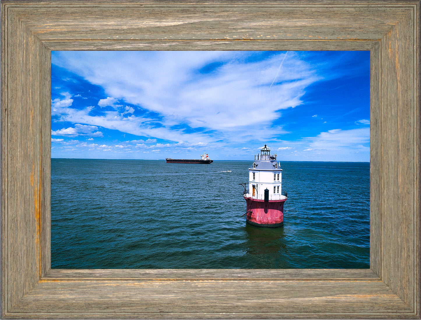 Baltimore Harbor Light -- Digital Print