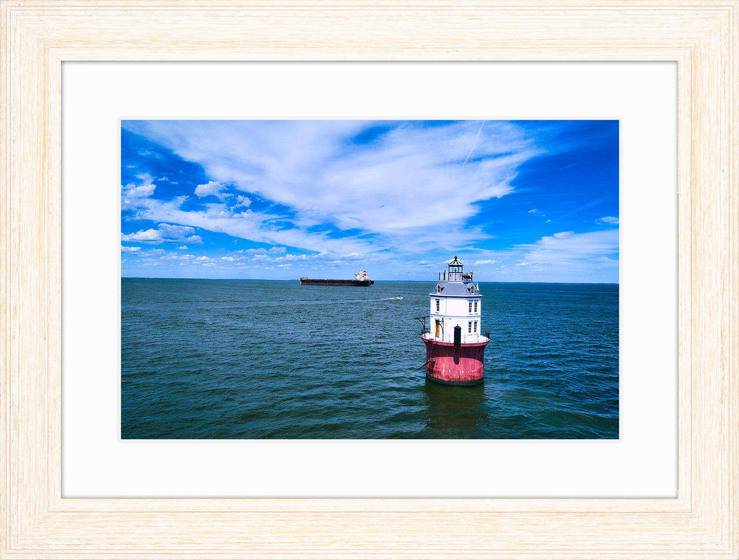 Baltimore Harbor Light -- Digital Print