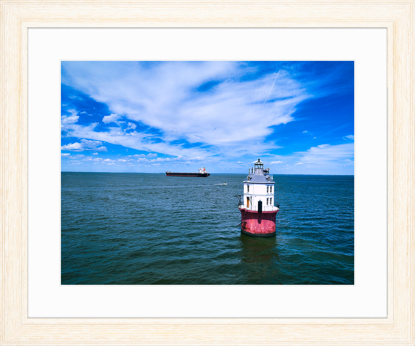 Baltimore Harbor Light -- Digital Print